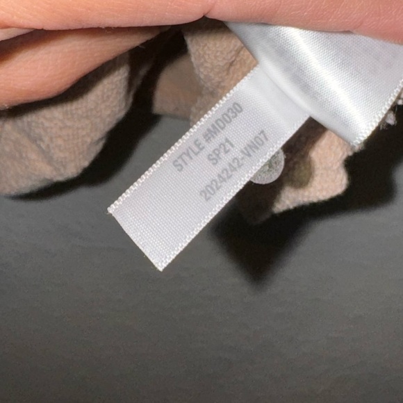 Madewell Mock Neck Cotton & Hemp Pink Rolled Hem Casual Sweatshirt M - Picture 6 of 7